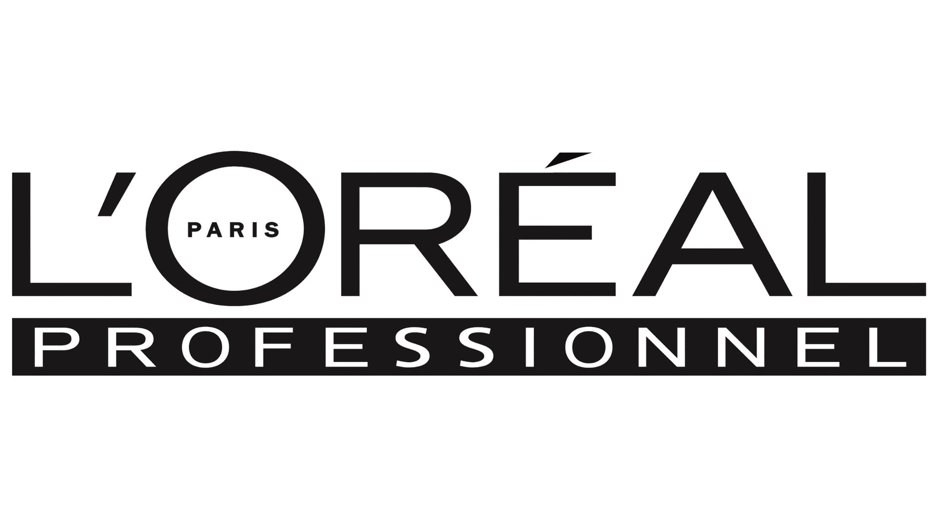 L'Oréal Professionnel logo with "Paris" in the letter "O".