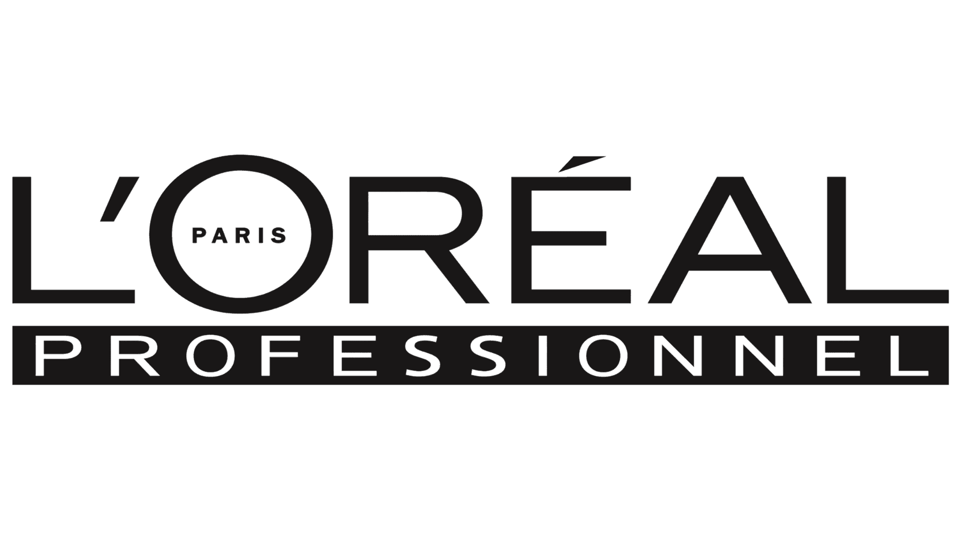 L'Oréal Professionnel logo with "Paris" in the letter "O".