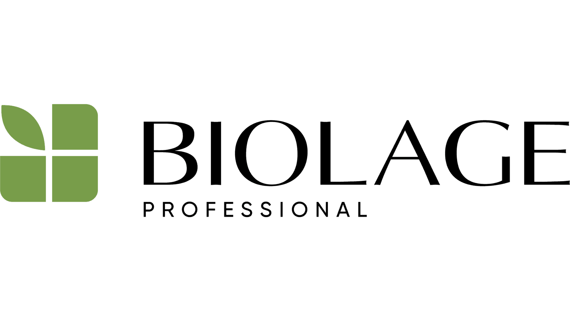 Biolage Professional logo with green leaf design on the left.